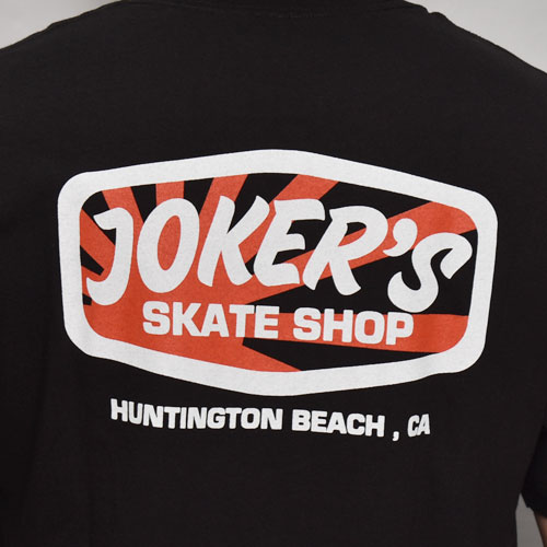 Joker's Skate Shop��US/Sunrise Classic Logo S/S T-Shirt�ʥ��硼�������������ȥ���åסߥ��� T����ġ˥֥�å� [a-7587]