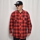 ��Old/Used Quilt Lined Flannel Shirt(����ƥ��󥰥ͥ륷���)��åɡߥ֥�å�/������XL���� [z-9934]