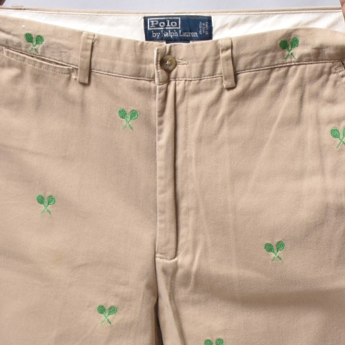 ��Polo Ralph Lauren/Chino Shorts�ʥ��ե������ ���Υ��硼�ġ˥١�����/������W32 [y-1454]