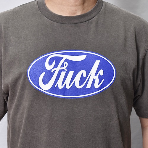 Fat Oval Fuck Logo S/S T-Shirt�ʥե��å����� T����ġ˥ե����ɥ֥�å� [a-8598]