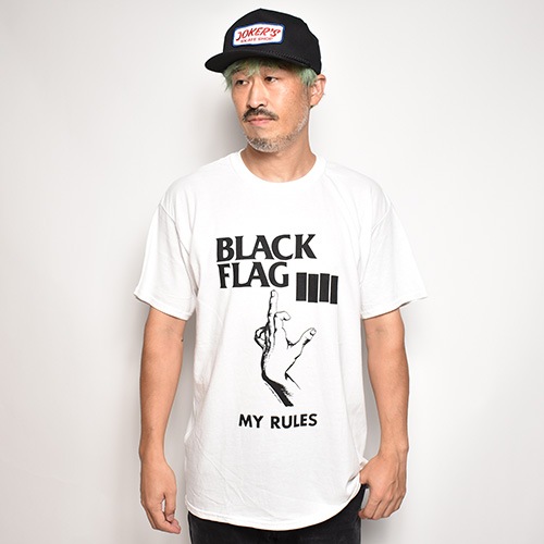 Black Flag/My Rules S/S T-Shirt（ブラックフラッグ オフィシャルT