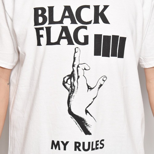 Black Flag/My Rules S/S T-Shirt（ブラックフラッグ オフィシャルT