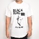 Black Flag/My Rules S/S T-Shirt�ʥ֥�å��ե�å� ���ե������T����ġ˥ۥ磻�� [a-5323]