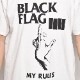 Black Flag/My Rules S/S T-Shirt�ʥ֥�å��ե�å� ���ե������T����ġ˥ۥ磻�� [a-5323]