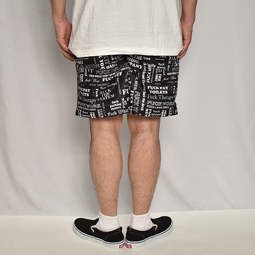 Fuck Word Amphibious Nylon Easy Short Pants（ファックワード