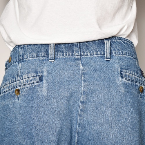 ��Dockers by Levi's/Two Tucks Denim Short Pants�ʥɥå������Х��꡼�Х��� �ǥ˥ॷ�硼�ġ˥���ǥ���/������W36 [z-4201]