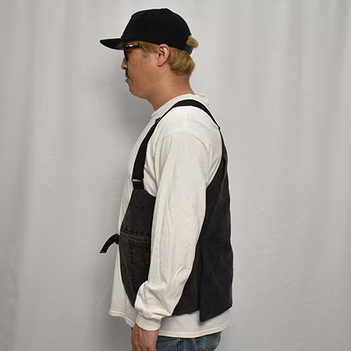 Customized Carhartt Chemical Black Over Dyed Hunting Vest