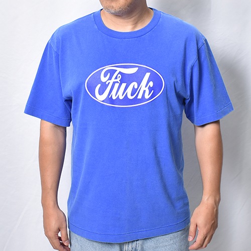 Fat Oval Fuck Logo S/S T-Shirt�ʥե��å����� T����ġ˥ե����ɥ֥롼 [a-8599]