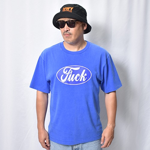 Fat Oval Fuck Logo S/S T-Shirt�ʥե��å����� T����ġ˥ե����ɥ֥롼 [a-8599]