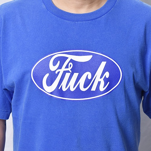 Fat Oval Fuck Logo S/S T-Shirt�ʥե��å����� T����ġ˥ե����ɥ֥롼 [a-8599]
