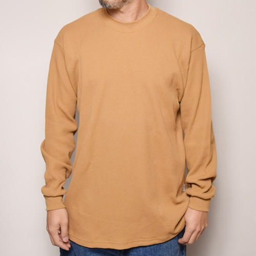 Pro Club/Loose Fitted Cotton L/S Waffle Shirt�ʥץ������ ��åե륷��ġ˥ޥ������� [a-2043]