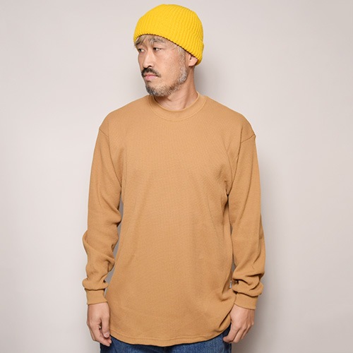 Pro Club/Loose Fitted Cotton L/S Waffle Shirt�ʥץ������ ��åե륷��ġ˥ޥ������� [a-2043]