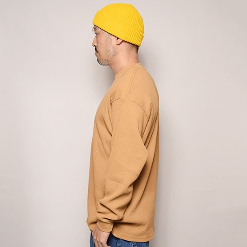 Pro Club/Loose Fitted Cotton L/S Waffle Shirt�ʥץ������ ��åե륷��ġ˥ޥ������� [a-2043]