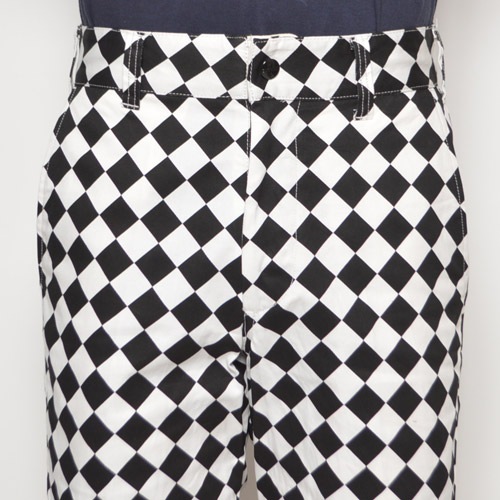 Cut-Rate/Diamond Checker Short Pants�ʥ��åȥ쥤�� �����å������硼�ȥѥ�ġ˥ۥ磻�ȡߥ֥�å� [n-9125]
