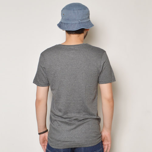 Ralph Lauren/Classic Cotton Vneck Tshirt（ラルフローレン VネックTシャツ）ヘザーチャコール [n