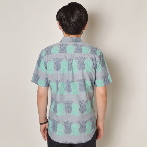 Vans/Rusden Pineappel S/S ShirtʥХ S/Sġ˥֥졼֥롼 [n-9190]
