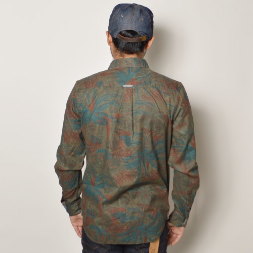 Vans/Calneva B.D. L/S Shirt�ʥХ� �ܥ�������󥷥�ġ˥��꡼�֡ߥ���󥸡ߥ��꡼�� [n-9354]