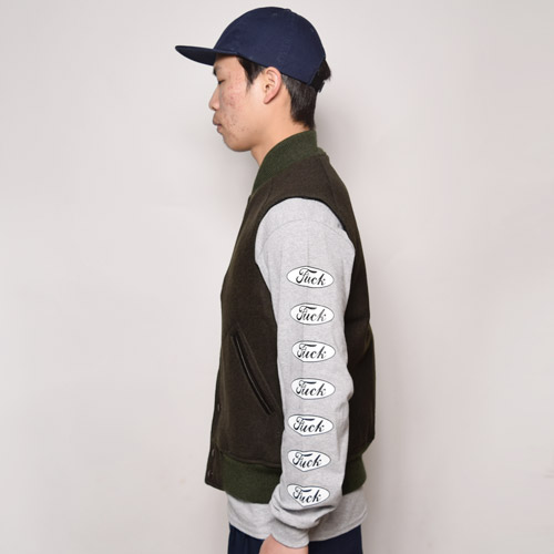 GB Sports by Golden Bear��US/Melton Varsity Vest�ʥ�����ǥ�٥����ߥ��� ���ȥ�٥��ȡ˥��꡼�� [n-9481]