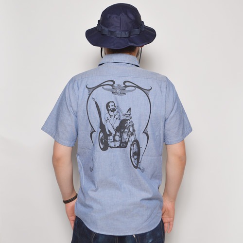 Zig-Zag Man/Chopper Chambray Shirtʥޥ ֥졼ġ [a-0100]