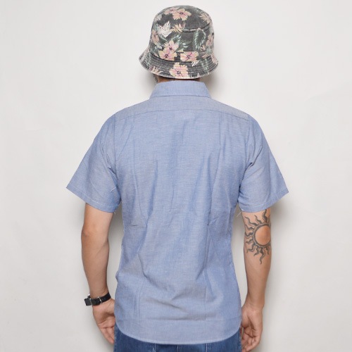 Pabst Blue RibbonUS/Official Patched Chambray Shirtʥѥ֥ȡߥ ֥졼ġ [a-0235]