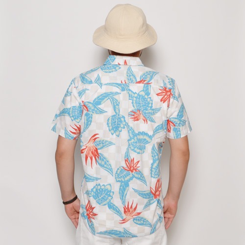 Vans/Maxon Aloha ShirtʥХ ϥ)ۥ磻ȡߥ졼ߥ֥롼 [a-0292]