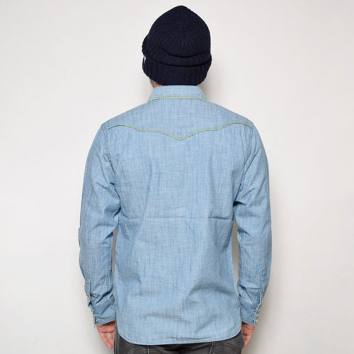 Five Brother×US/Californian Stitched Western Chambray Shirts
