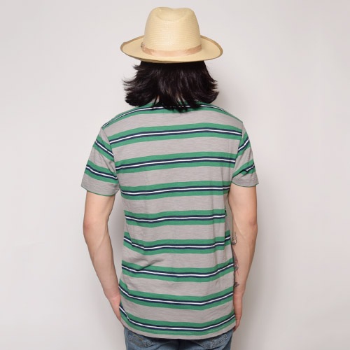 Vans/JT Culloden Border Pocket T-shirtʥХ ܡTġ˥졼ߥ꡼ߥͥӡ [a-0873]