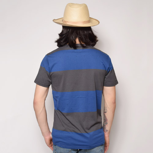 Vans/Wylie Border T-shirtʥХ ܡTġ˥֥롼ߥ졼 [a-0875]