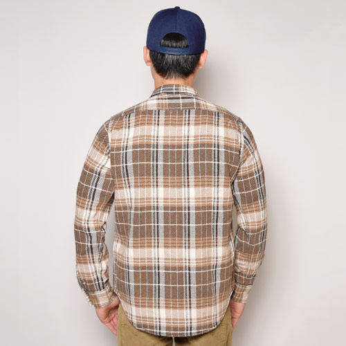 Five BrotherUS/Stand Collar Heavy Flannel Shirts(ե֥֥饶ߥ ɥ顼ͥ륷)֥饦ߥۥ磻 [a-1213]