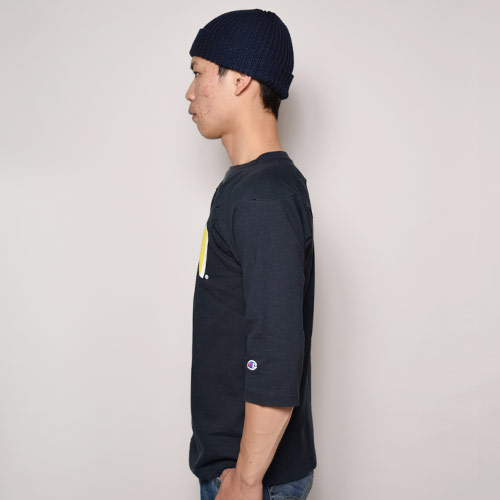 Champion/College 3/4 Sleeve Football T-Shirts/T1011�ʥ����ԥ��� ����å��եåȥܡ���T����ġ˥ͥ��ӡ��ߥ��������ߥۥ磻�� [a-1218]