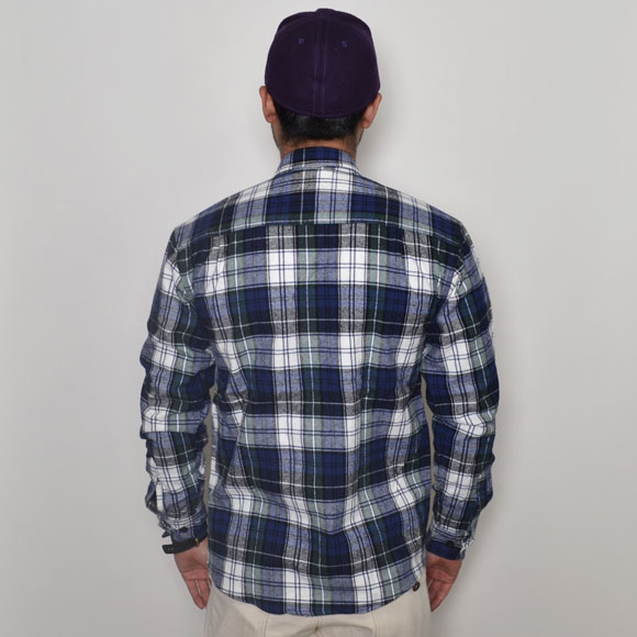 Big Bill/Brawny Flannel Shirt�ʥӥå��ӥ� �ե��ͥ륷��ġ˥ۥ磻�ȡߥ֥롼�ߥ��꡼�� [n-3322]