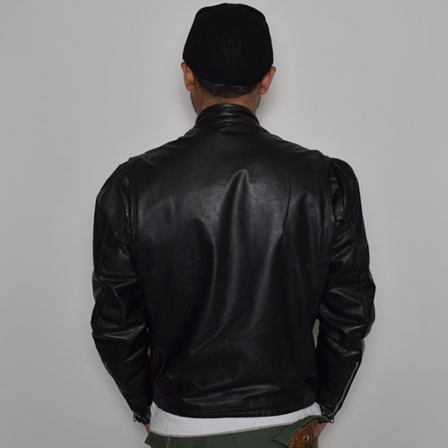 Beau Breed/Vintage Leather Single Riders Jacketʥܡ֥꡼ɡ󥰥饤㥱åȡ˥֥å [u-6915]