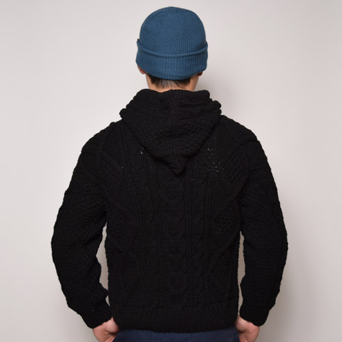 Artesania×US/Pullover Cable Knit Hoodie(アルテサニア×アス