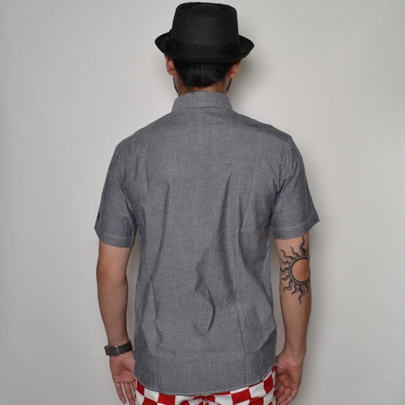 Cut-Rate/S/S Chambray Shirtʥåȥ쥤 ֥졼ġ˥ͥӡ [n-6994]