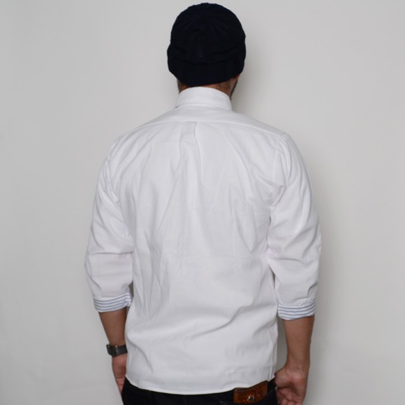 Red Kap��US/Border Roll Up 3/4 Sleeve Shirt�ʥ�åɥ���åסߥ��� 3/4 �����륢�åץ���ġ˥ۥ磻�� [n-7329]