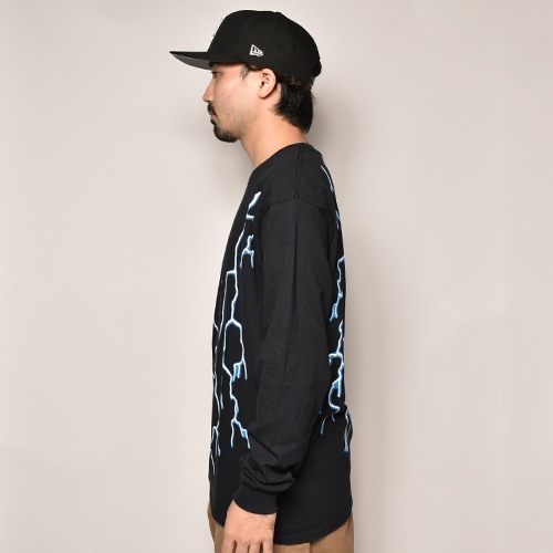 Thunderbolt L/S T-Shirt�ʥ�������ܥ��T����ġ˥֥�å��ߥ֥롼 [a-4018]
