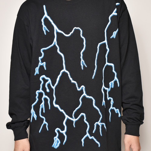 Thunderbolt L/S T-Shirt�ʥ�������ܥ��T����ġ˥֥�å��ߥ֥롼 [a-4018]