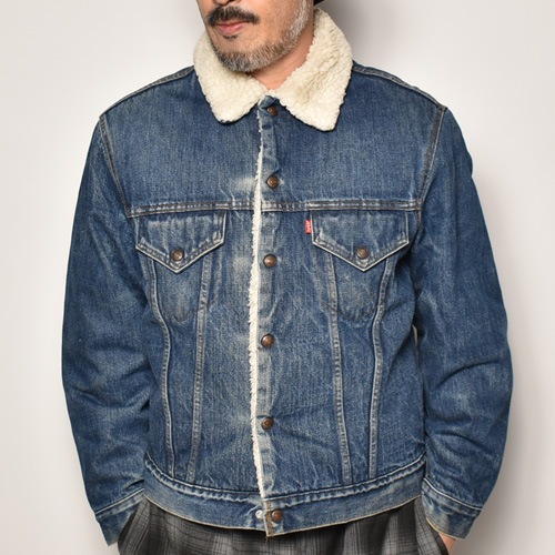 リーバイス デニムジャケット ボア 80〜90年代 ビンテージ USA製 Levi's リーバイス 70608 デニムボア