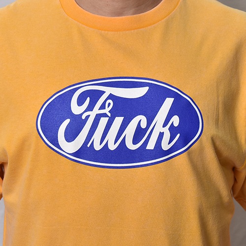 Fat Oval Fuck Logo S/S T-Shirt�ʥե��å����� T����ġ˥ե����ɥ������� [a-8600]