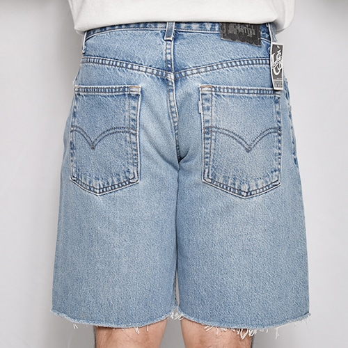 ��Levi's Silver Tab/Customized Cut Off Denim Shorts�ʥ꡼�Х�������С����� �ǥ˥ॷ�硼�ġ˥���ǥ���/������W31 [z-9135]