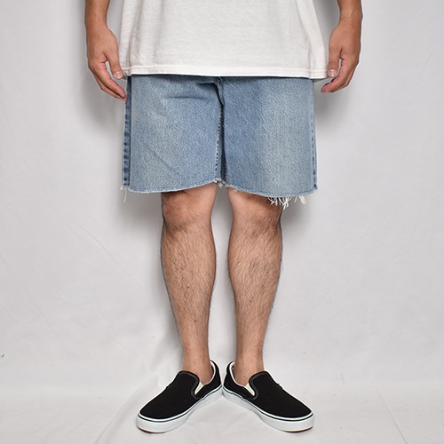 ��Levi's Silver Tab/Customized Cut Off Denim Shorts�ʥ꡼�Х�������С����� �ǥ˥ॷ�硼�ġ˥���ǥ���/������W31 [z-9135]