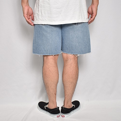 ��Levi's Silver Tab/Customized Cut Off Denim Shorts�ʥ꡼�Х�������С����� �ǥ˥ॷ�硼�ġ˥���ǥ���/������W31 [z-9135]