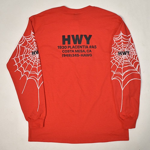 HWYUS/Big Spider Web L/S T-Shirtʥ֥塼磻ߥ Tġ˥å [a-7839]