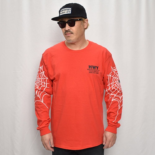 HWYUS/Big Spider Web L/S T-Shirtʥ֥塼磻ߥ Tġ˥å [a-7839]
