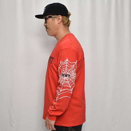 HWYUS/Big Spider Web L/S T-Shirtʥ֥塼磻ߥ Tġ˥å [a-7839]