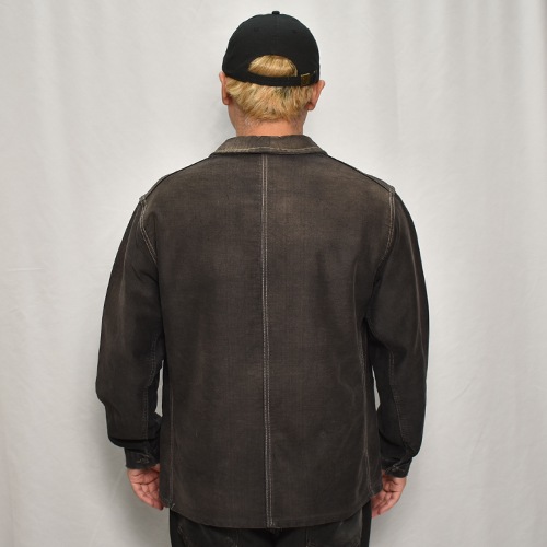 50's-60's Vintage French Black Moleskin Work Jacket(フレンチ