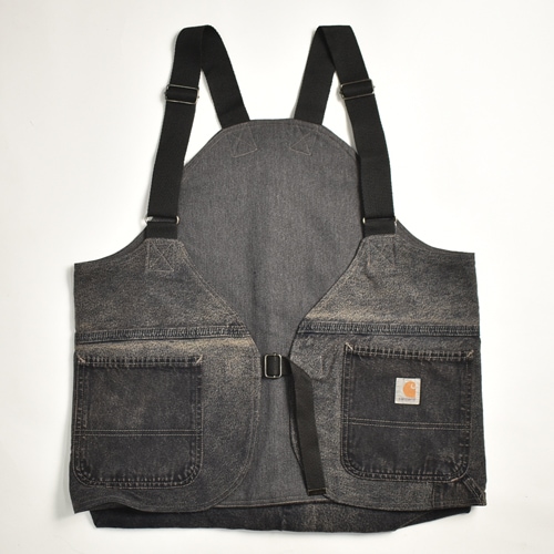 Customized Carhartt Chemical Black Over Dyed Hunting Vest