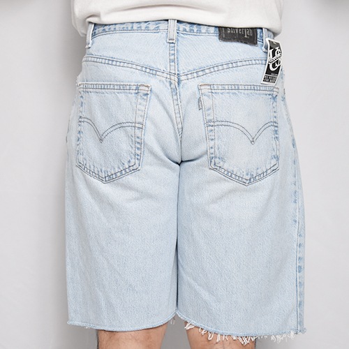 ��Levi's Silver Tab/Customized Cut Off Denim Shorts�ʥ꡼�Х�������С����� �ǥ˥ॷ�硼�ġ˥���ǥ���/������W32 [z-9136]