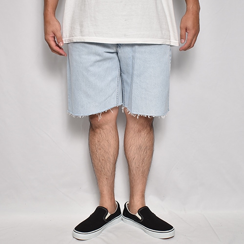 ��Levi's Silver Tab/Customized Cut Off Denim Shorts�ʥ꡼�Х�������С����� �ǥ˥ॷ�硼�ġ˥���ǥ���/������W32 [z-9136]