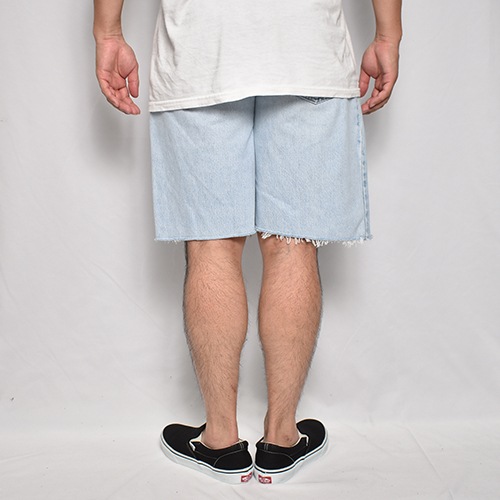 ��Levi's Silver Tab/Customized Cut Off Denim Shorts�ʥ꡼�Х�������С����� �ǥ˥ॷ�硼�ġ˥���ǥ���/������W32 [z-9136]